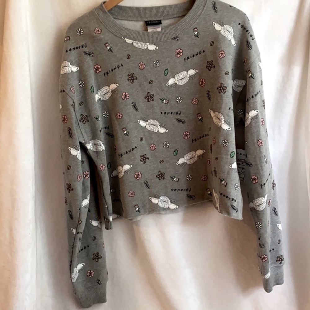Friends tv show crop sweatshirt